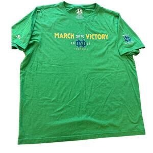 NOTRE DAME UNIVERSITY Football March on to Victory 2023 Tee T-shirt 3XL